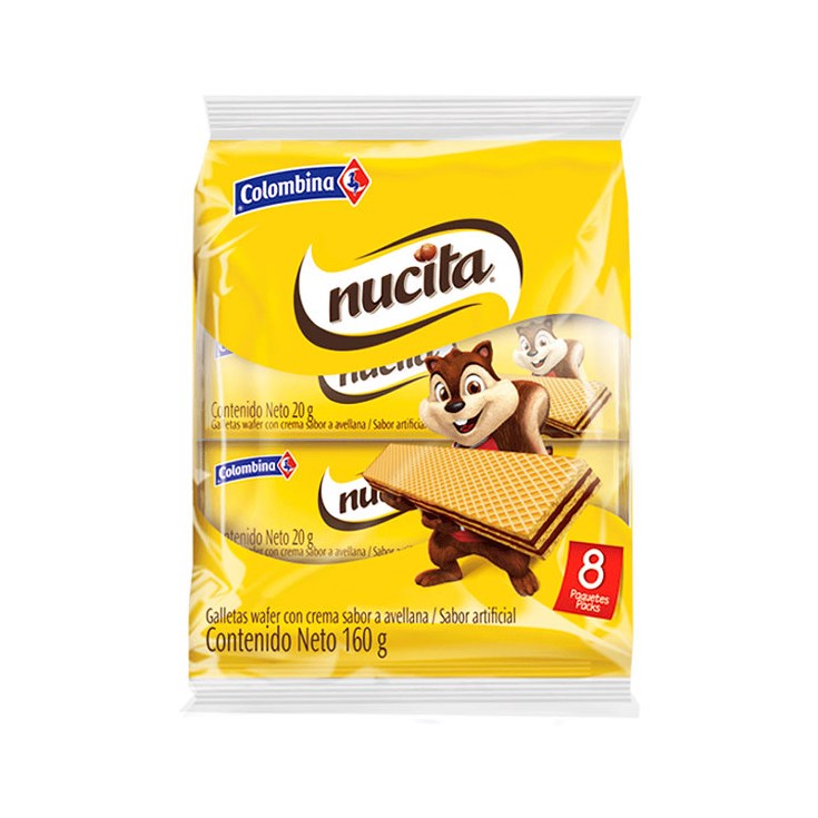 Galleta Waffer Nucita 160 Gr