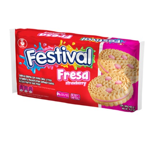 Galleta Funda Fresa Festival 415 Gr