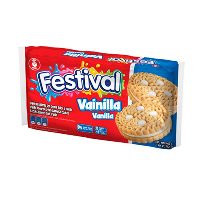 Galleta Funda Vainilla Festival 415 Gr