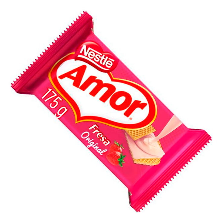 Galleta Waffer Fresa Amor 175 Gr