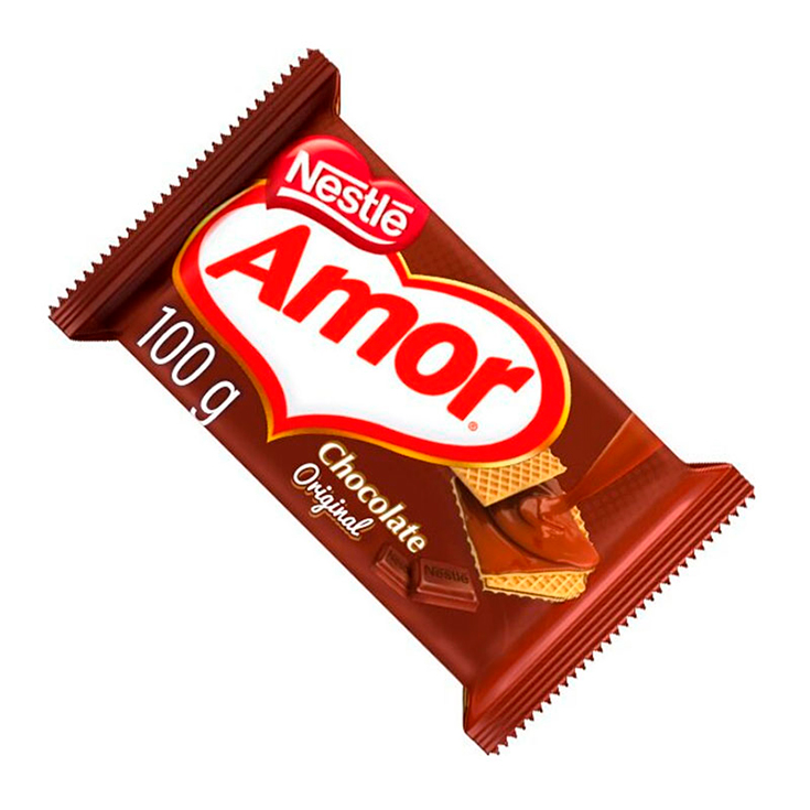 Galleta Waffer Chocolate Amor 100 Gr