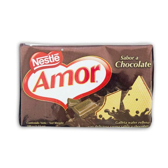 Galleta Waffer Chocolate Amor 100 Gr