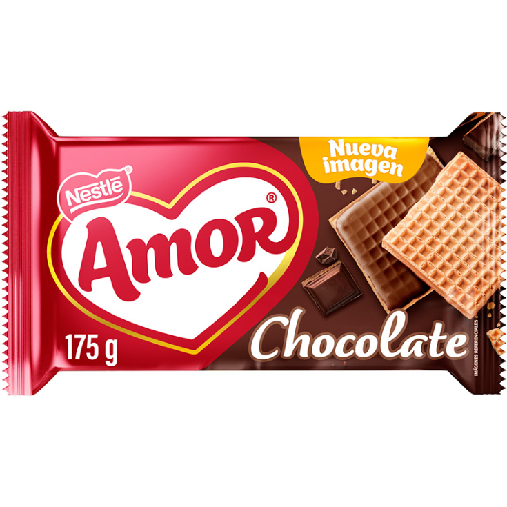 Galleta Waffer Chocolate Amor 175 Gr