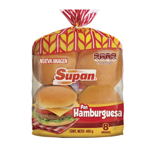 Hamburguesa Supan 8 Un.