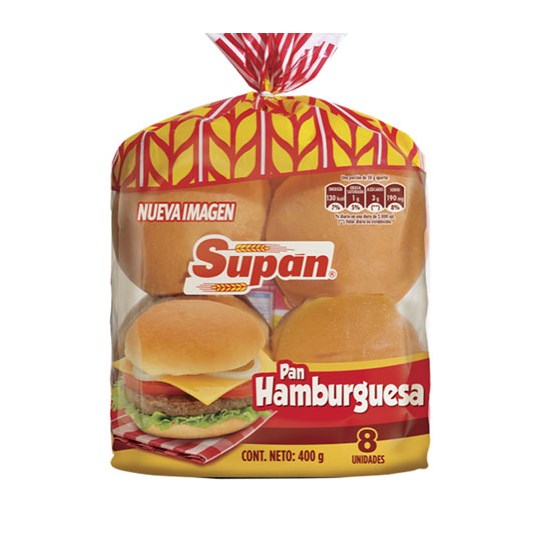 Hamburguesa Supan 8 Un.