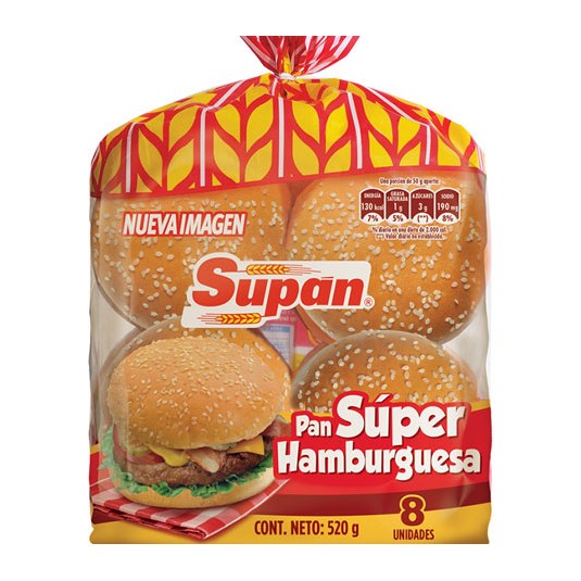 Super Hamburguesa Supan 8 Un.