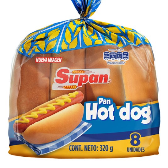 Hot Dog Supan 8 Un.