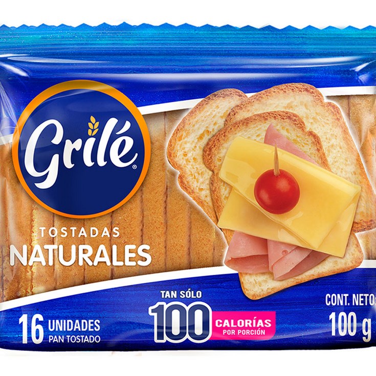 Tostadas Naturales Grile 100 Gr