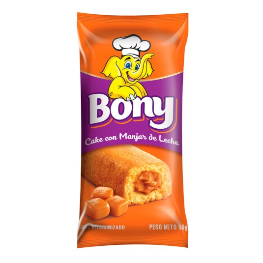 Inacake Bony Pasta Manjar De Leche 50 Gr