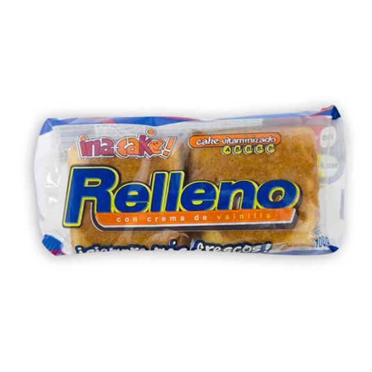 Pastelillo Relleno Vainilla Inacake 100 G.