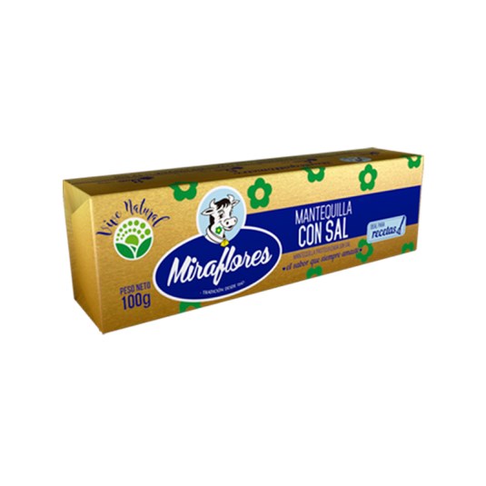 Mantequilla Con Sal Miraflores 100 Gr
