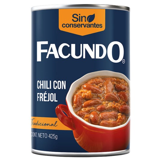 Fréjol Con Chili Facundo 425 Gr