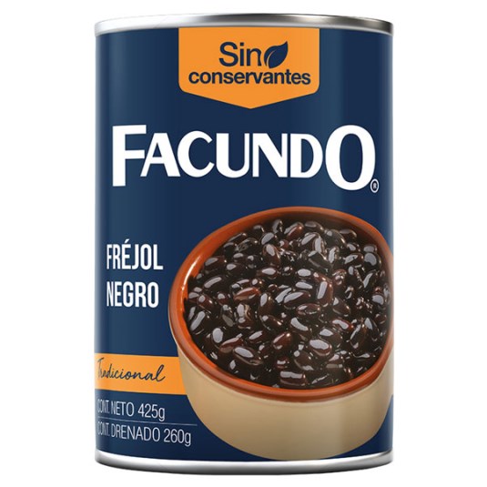 Fréjol Negro Facundo 425 Gr