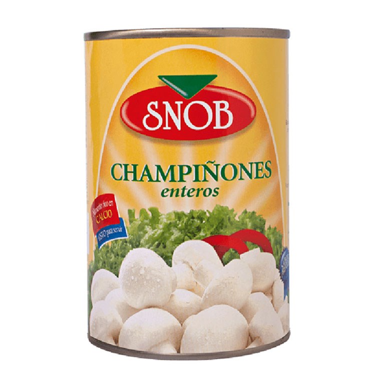 Champiñones Enteros Snob 400 Gr