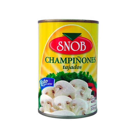 Champiñones Tajados Snob 380 Gr