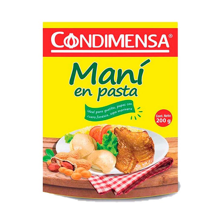Pasta De Maní Funda Condimensa 200 Gr