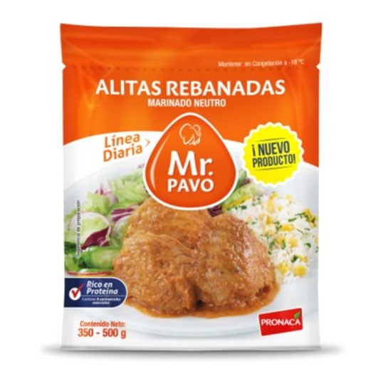 Mr. Pavo Alitas Rebanadas Funda