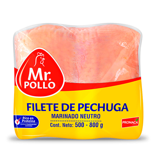 Filete De Pechuga Con Piel Termo Mr. Pollo Kg.