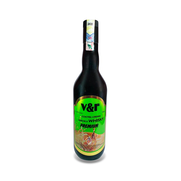 V&f crema de whisky 750 ml.