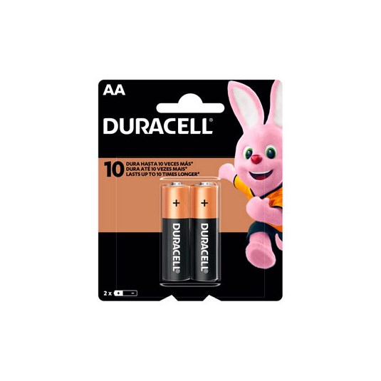 Pilas AA Alcalinas Duracell X 2 Un.