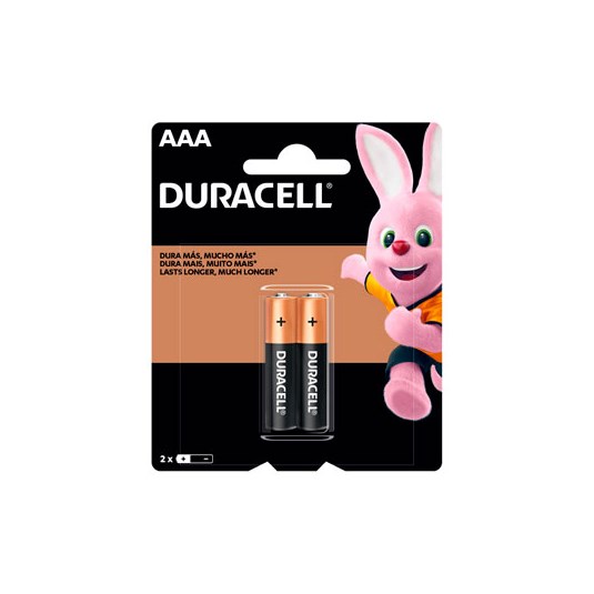 Pilas Duracell AAA Alcalinas X 2 Un