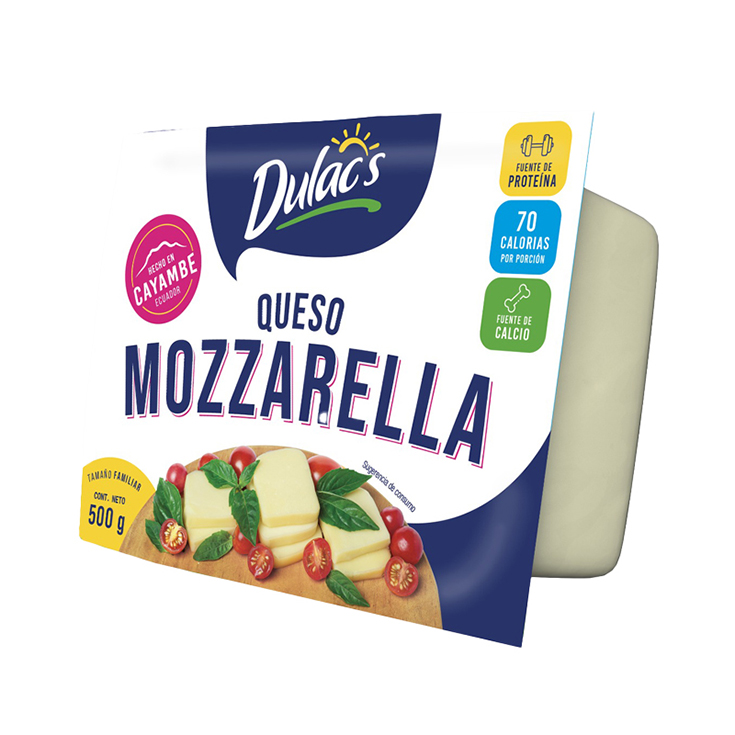 Queso Mozarella Dulac´s 500 Gr.