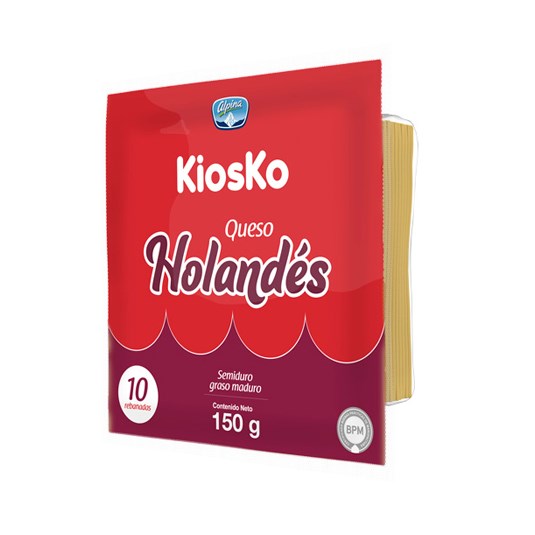 Queso Lonja Holandes Kiosko 150 Gr.
