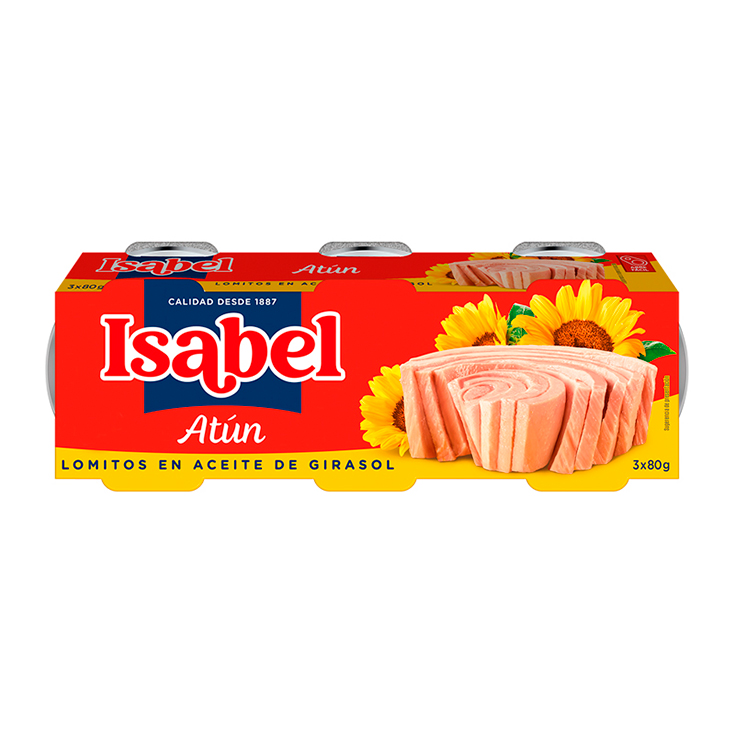 Atún Aceite Abre Fácil Isabel Pack X 3 80 Gr