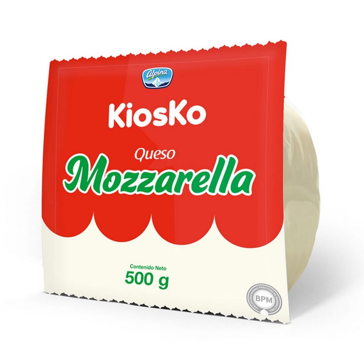 Queso Mozzarella Kiosko 500 Gr.