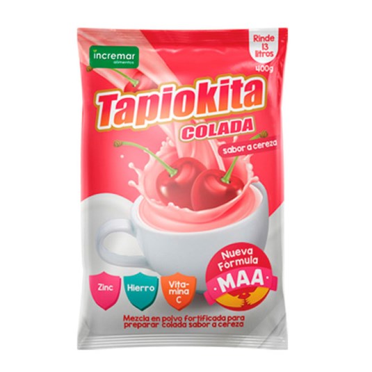 Tapiokita Colada Sabor A Cereza 400 Gr