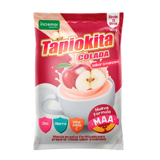 Tapiokita Colada Sabor A Manzana 400 Gr