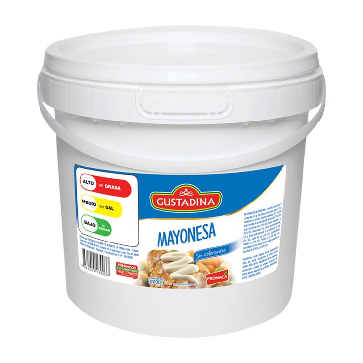 Mayonesa Galón Gustadina 3700 Gr