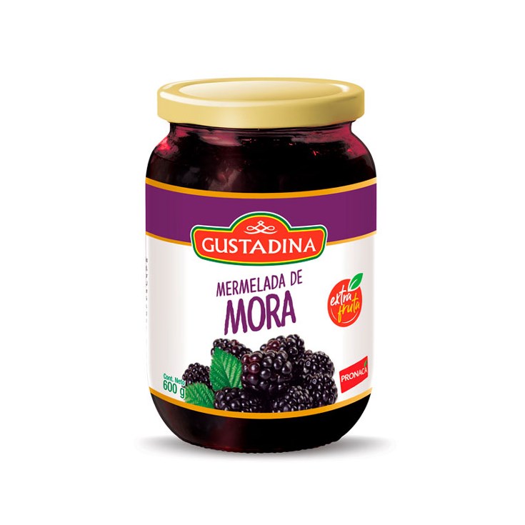 Mermelada Mora Gustadina 600 Gr