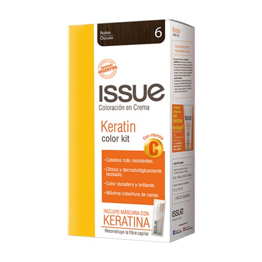 Tinte kit 6 rubio oscuro Issue 47 gr.