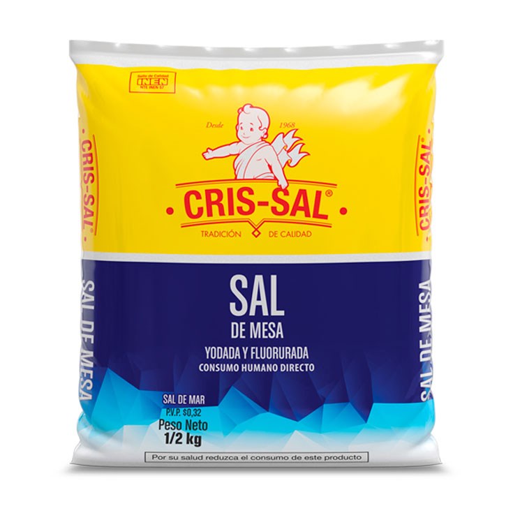 Sal De Mesa Cris Sal 500 Gr