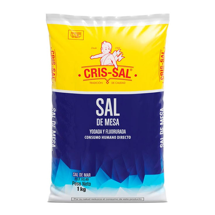 Sal De Mesa Cris-Sal 1 Kg