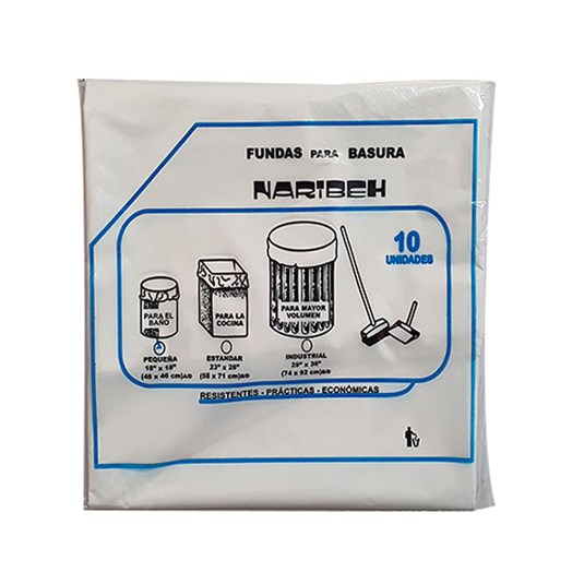 Funda De Basura Pequeña Naribeh 18X18 Pulg