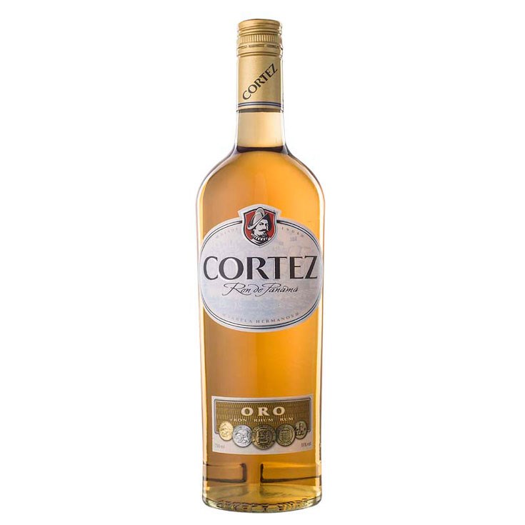 Cortez ron oro 750 ml.