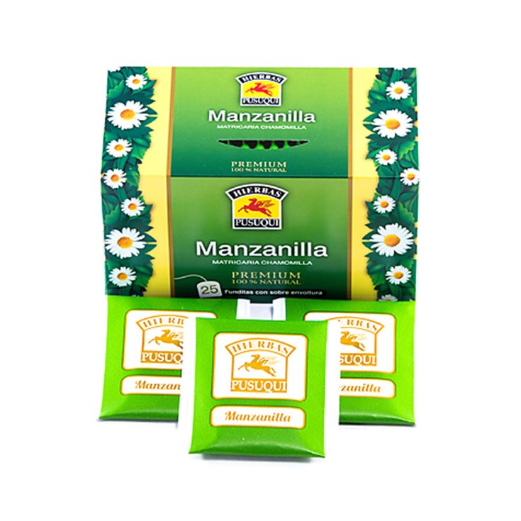 Infusión Manzanilla Pusuqui Premium X 25 Uni