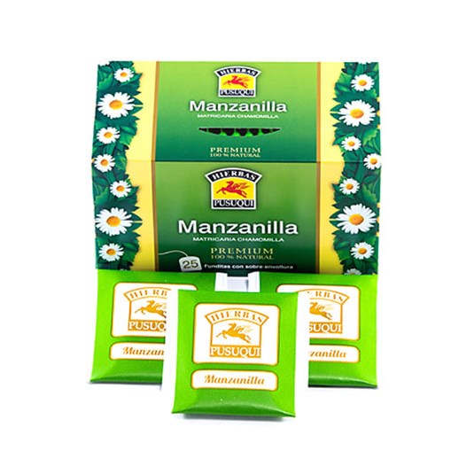 Infusión Manzanilla Pusuqui Premium X 25 Uni