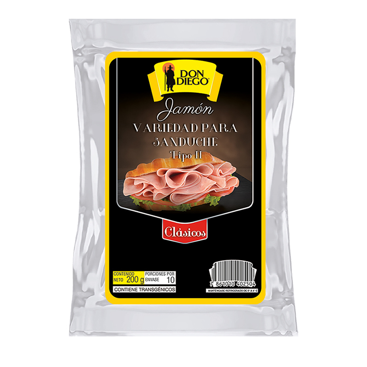 Jamon Tipo Ii Variedad Sanduche Don Diego 200G