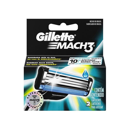 Gillette Repuesto Mach3 X 2 Un.