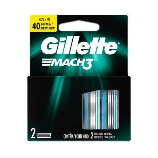 Gillette Repuesto Mach3 X 2 Un.