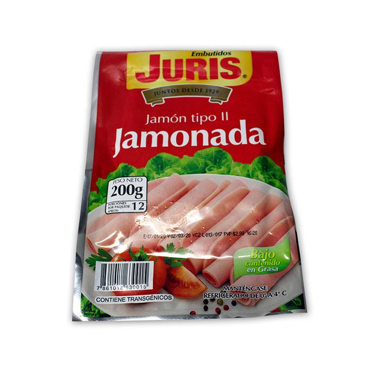 Jamón Americano Juris 200 Gr