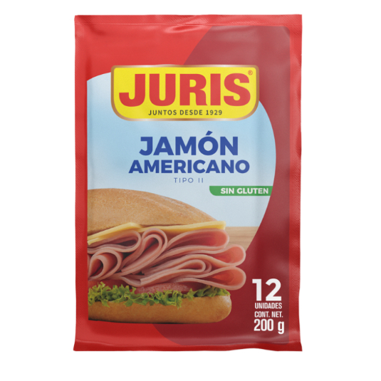 Jamón Americano Juris 200 Gr