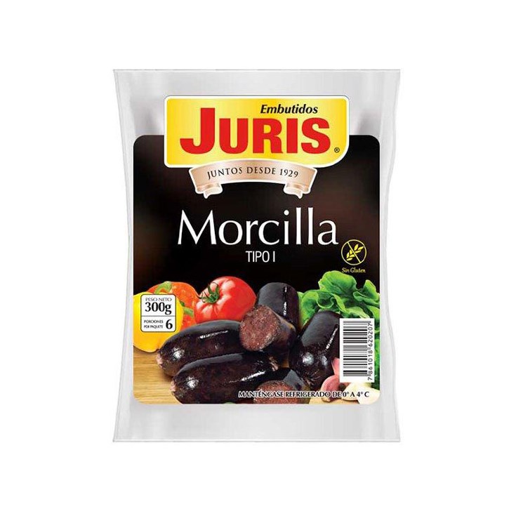 Morcilla Negra Premium Juris 300 gr.