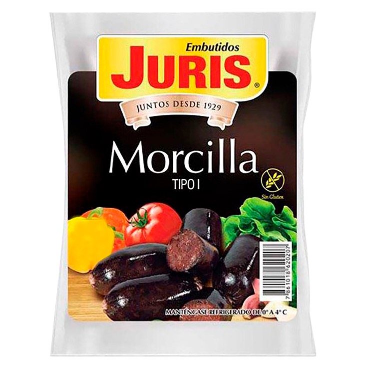 Juris morcilla negra premium kg.