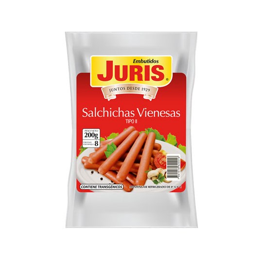 Salchicha Vienesa Juris 200 Gr