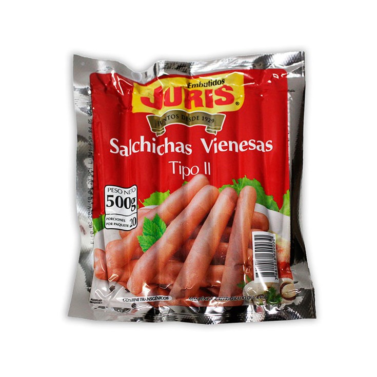 Salchicha Vienesa Juris 500 Gr