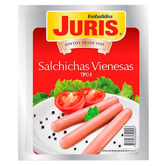 Juris salchicha vienesa c-22 kg.